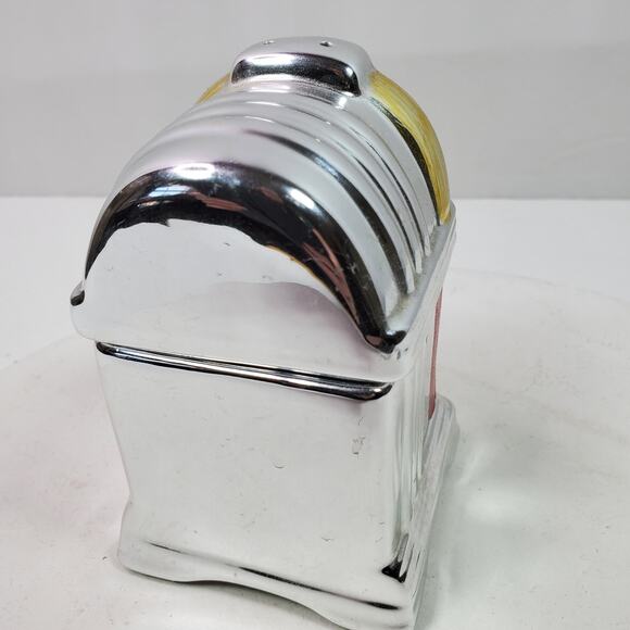 Vintage Coca Cola Jukebox Salt Pepper Stacking Shakers 5x3x3 Inch - Picture 4 of 10